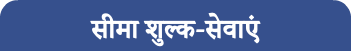 सीमा शुल्क-सेवाएं